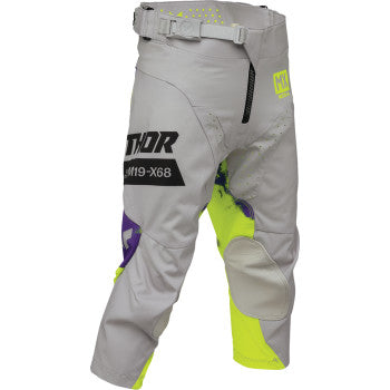 Thor Youth Launchmode Bleach Pants - Gray/Acid