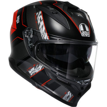 AGV K7 Kyber Motorcycle Helmet - Matte Black/Red