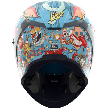 ICON Airform 9 Lives MIPS Motorcycle Helmet - Blue