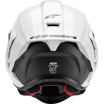 Alpinestars Supertech R10 Solid Motorcycle Helmet - Gloss White - 0101-17040
