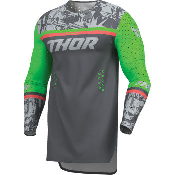 Thor Sportmode Punk'd Jersey - Charcoal/Green
