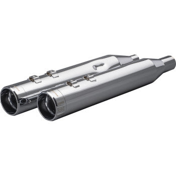 Khrome Werks 4-1/2" HP-Plus Slip-On Mufflers for Select Harley-Davidson Street Glide / Road Glide / Touring Models - Chrome Klassic Tip - 202925