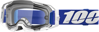 100% Armatic Enduro Moto Goggle - Blue Clear Lens - 50070-10002