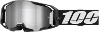 100% Armatic Goggle - Black Mirror Silver Flash Lens - 50060-00001