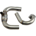 FMF Megabomb Head Pipe with Mid Pipe - Titanium - Yamaha 250 - 044450