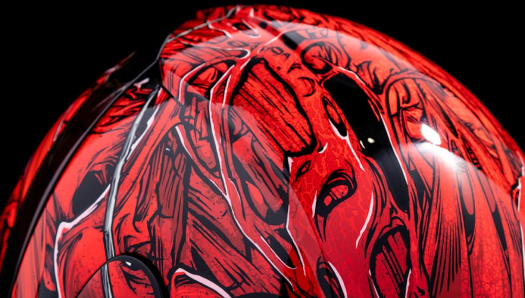 ICON Airform Brozak MIPS Motorcycle Helmet - Red