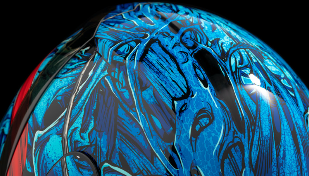 ICON Airform Brozak MIPS Motorcycle Helmet - Blue