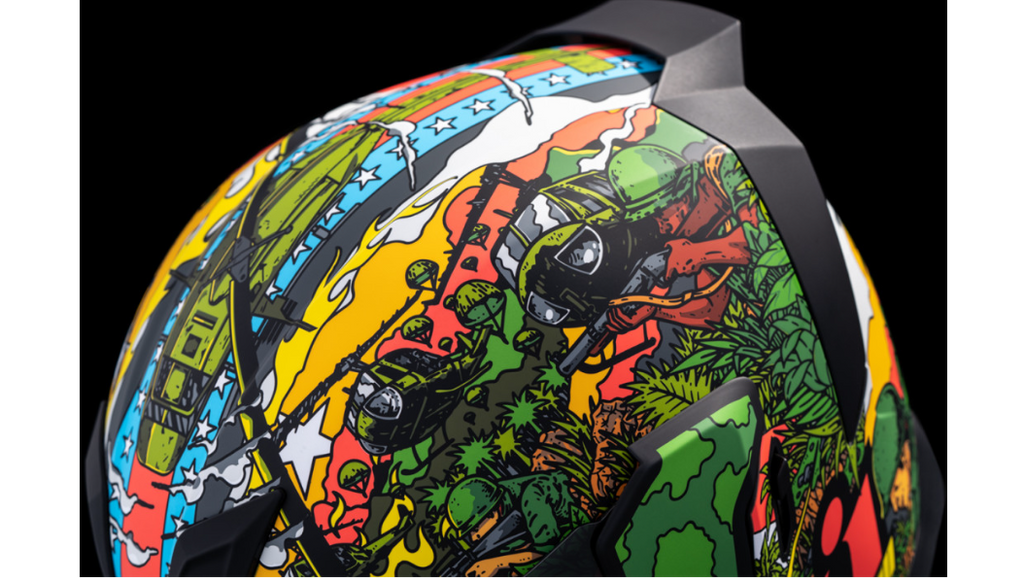ICON Airflite GP23 Motorcycle Helmet - Green