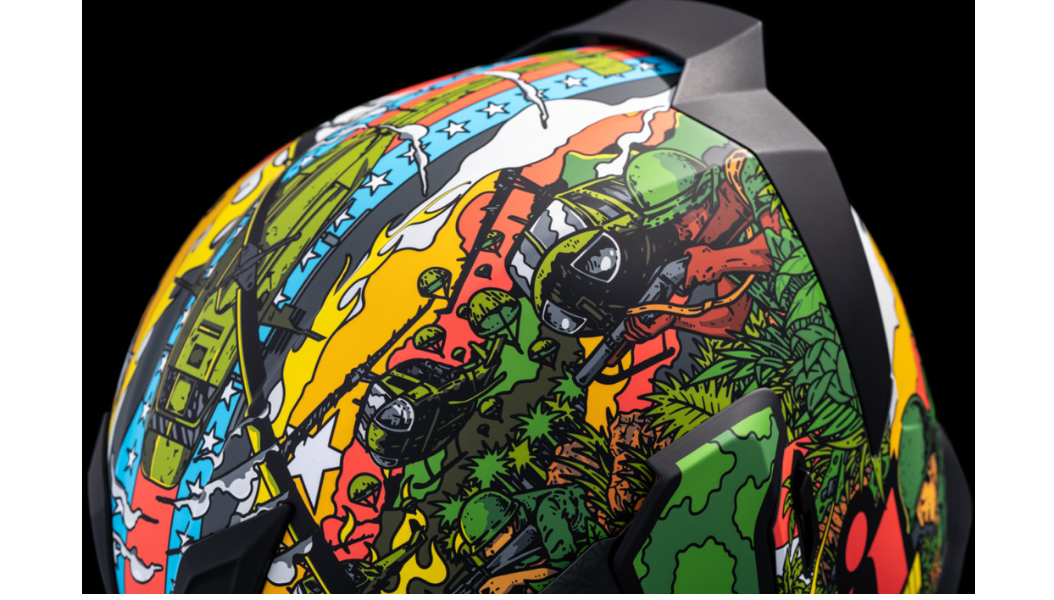 ICON Airflite GP23 Motorcycle Helmet - Green