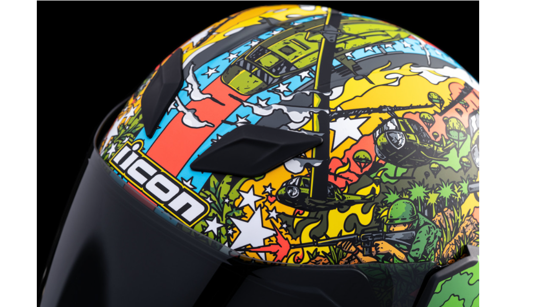 ICON Airflite GP23 Motorcycle Helmet - Green