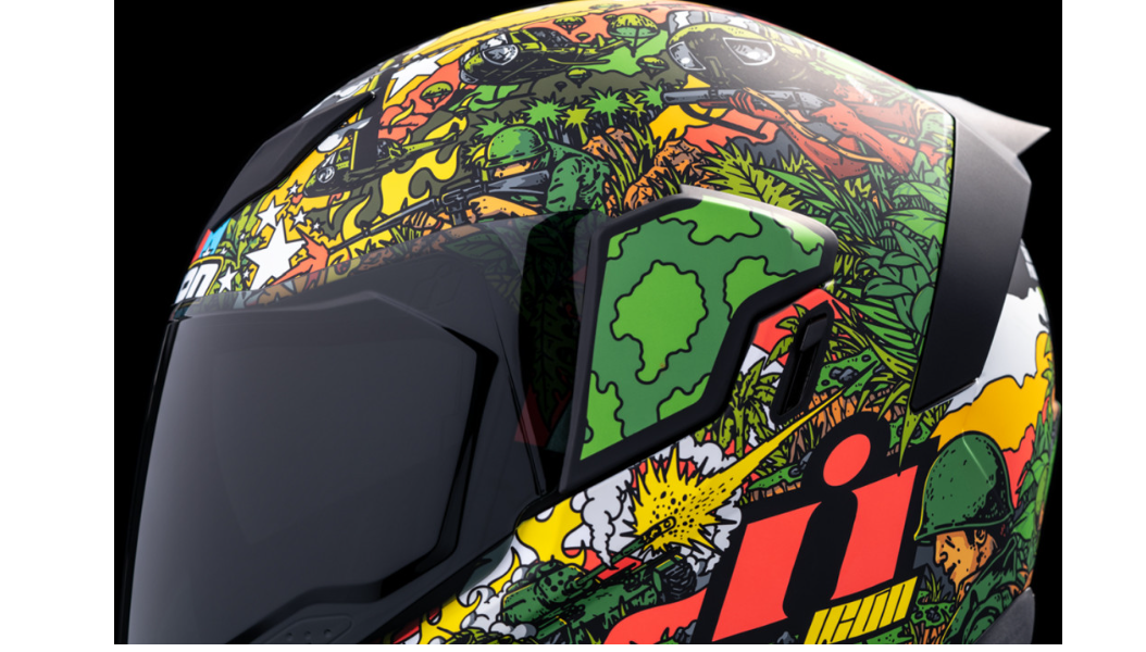 ICON Airflite GP23 Motorcycle Helmet - Green