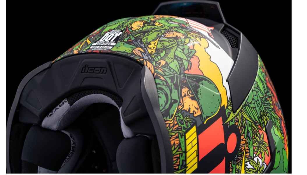 ICON Airflite GP23 Motorcycle Helmet - Green