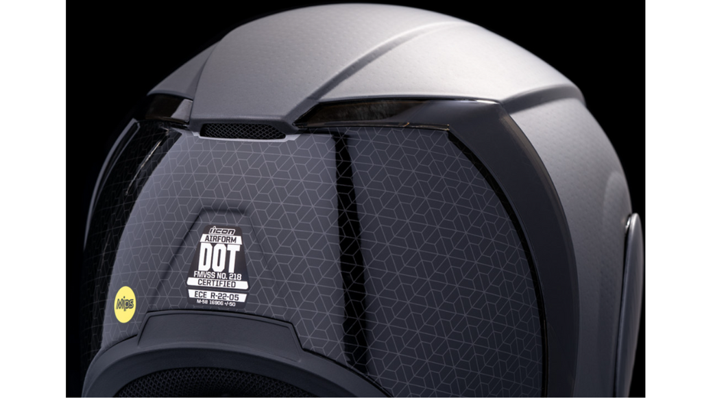 ICON Airform Counterstrike MIPS Motorcycle Helmet - Silver