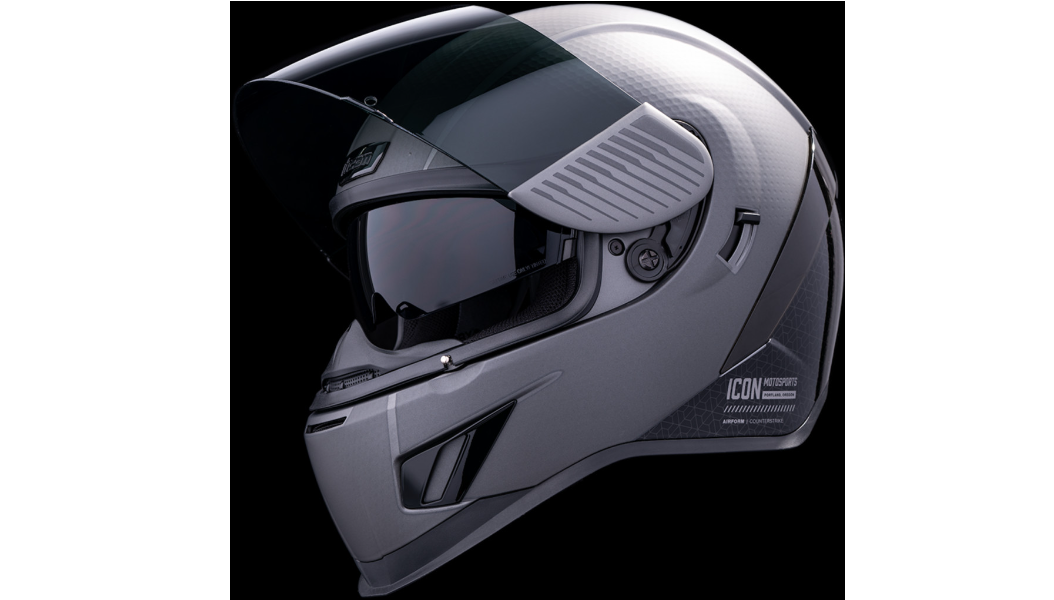 ICON Airform Counterstrike MIPS Motorcycle Helmet - Silver