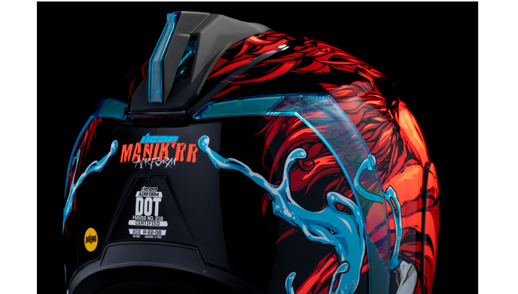 ICON Airform Manik'RR MIPS Motorcycle Helmet - Red