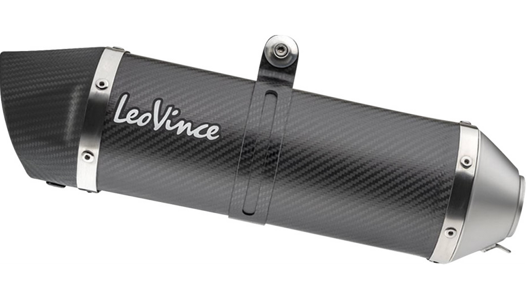 Leovince Factory S Slip-On Muffler for Select Aprilia Tuono V4 / RSV4 Models - Carbon Fiber - 14309SU