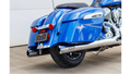S&S Cycle 4" Broadhead Fishtail Slip-On Mufflers for Select Indian Chieftain / Challenger Models - Chrome - 550-1077