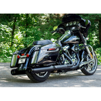 S&S Cycle 4-1/2" MK45 Performance Mufflers for Select Harley-Davidson Street Glide / Road Glide / Touring Models - Black Thruster - 550-0666