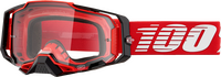 100% Armega Goggle - Red Clear Lens - 50004-00033
